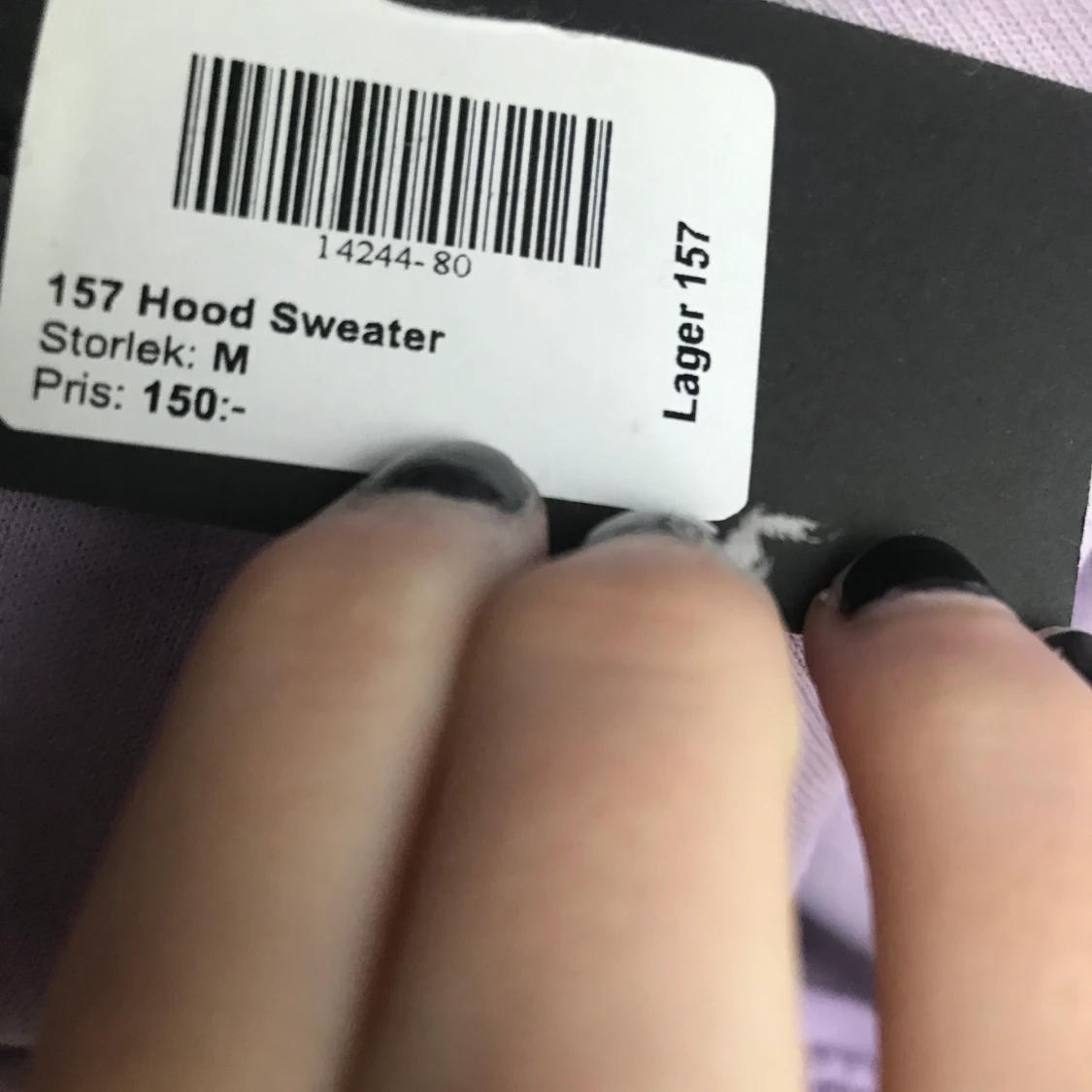 Lila hoodie från lager 157 - 91