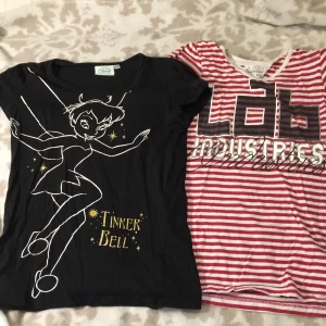 2 fina t-shirts  - Två fina t-shirts med olika tryck 💫  säljer för att jag har växt ur dem! Frakt tillkommer💫