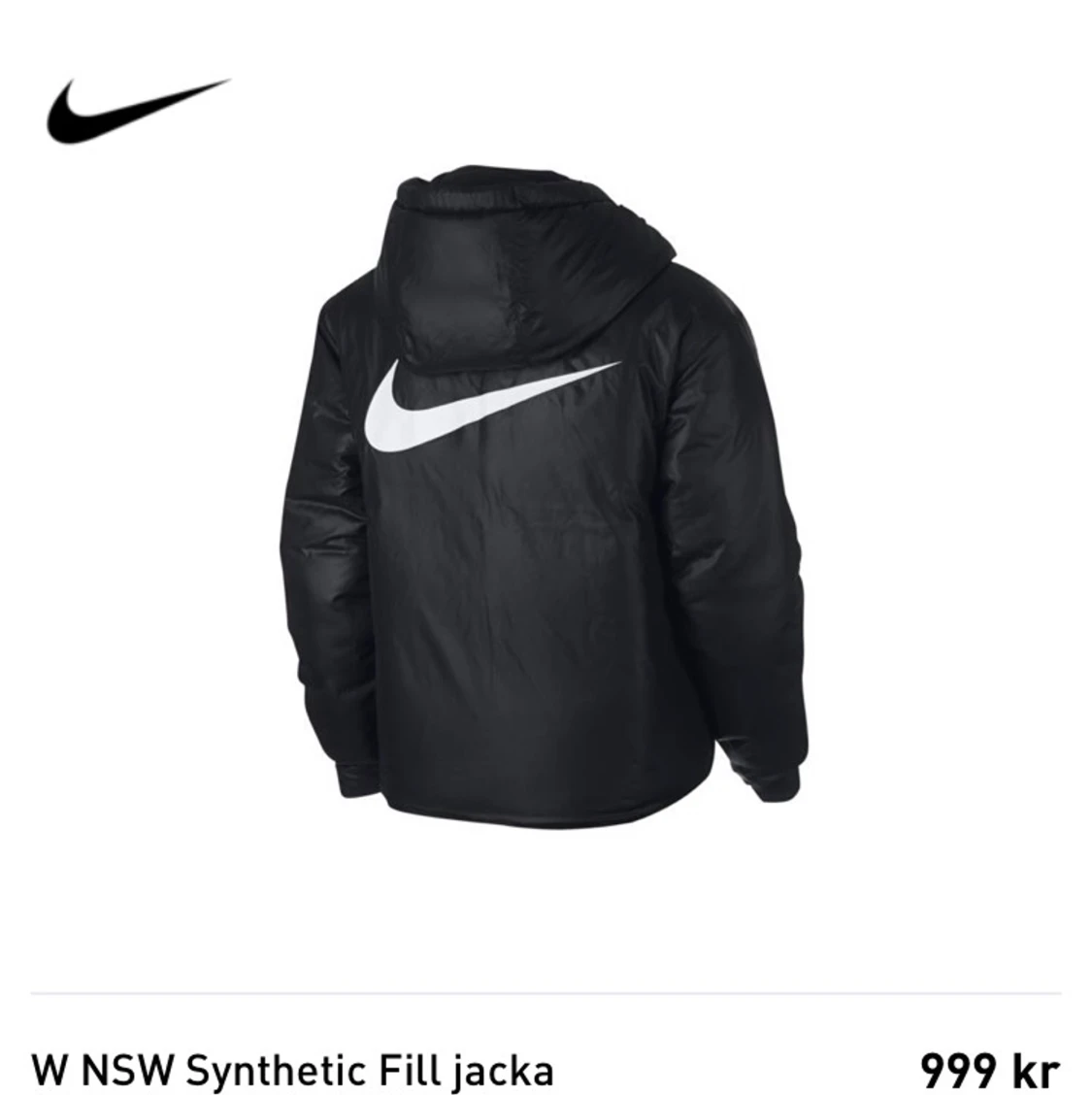 Nike jacka storlek XS
