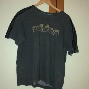 Adidas t-shirt - En grå t-shirt från Adidas. I storlek L, ganska bred men inte så lång. Köpt secondhand men i väldigt bra skick