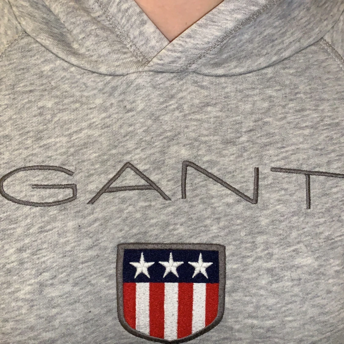 Grå Gant-hoodie - 91