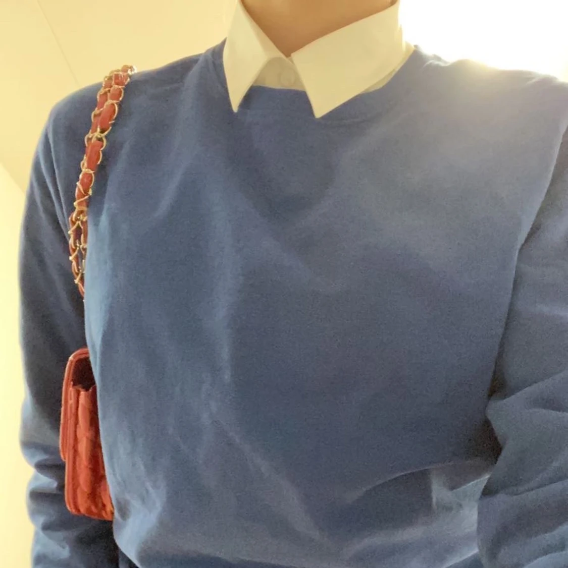 Blå Sweatshirt - 90