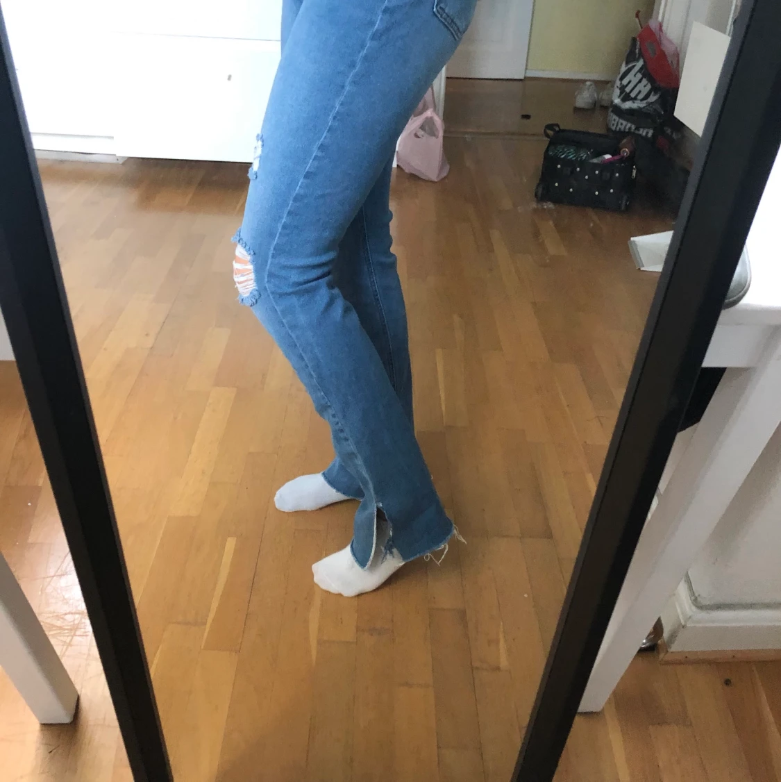 Jeans med slits - 91