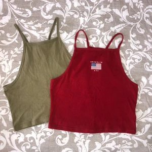 Crop top XS - Två crop tops i storken XS, sitter som en xs, knappt använda,, du står för frakten!