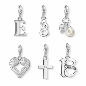 Berlocker - Berlocker från Thomas Sabo charm club (bara 18 berlocken kvar) De är i sterling silver 925, alltså färgar de inte av sig eller släpper i färg. Nypris: 499kr. Kan mötas upp i Jönköping annars tillkommer fraktkostnad 🖤