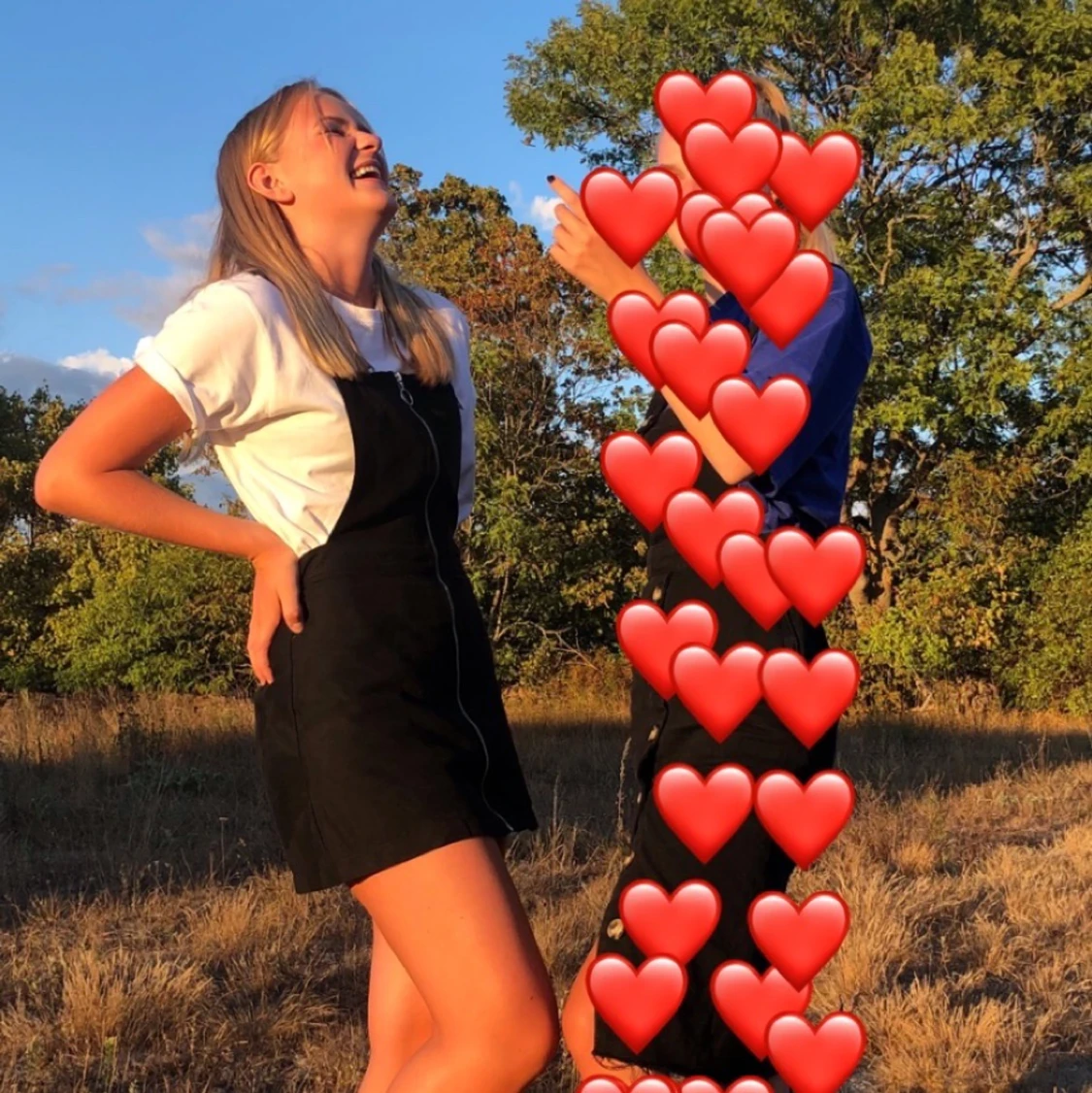 Hängselklänning i fake mocka!  - 90