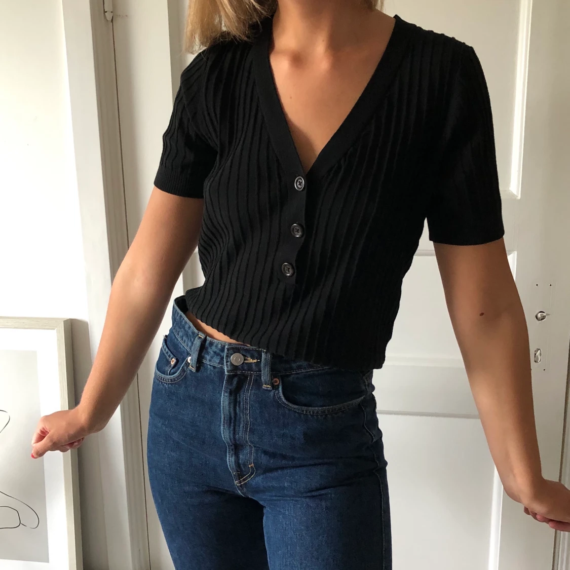 Tröja med knappar - 90