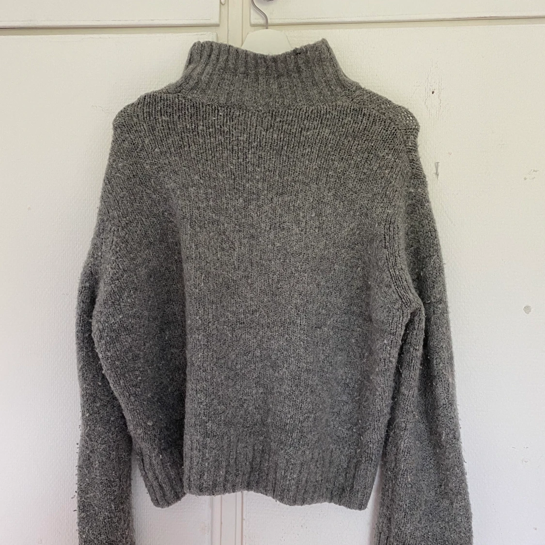 Stickadtröja med krage - 90