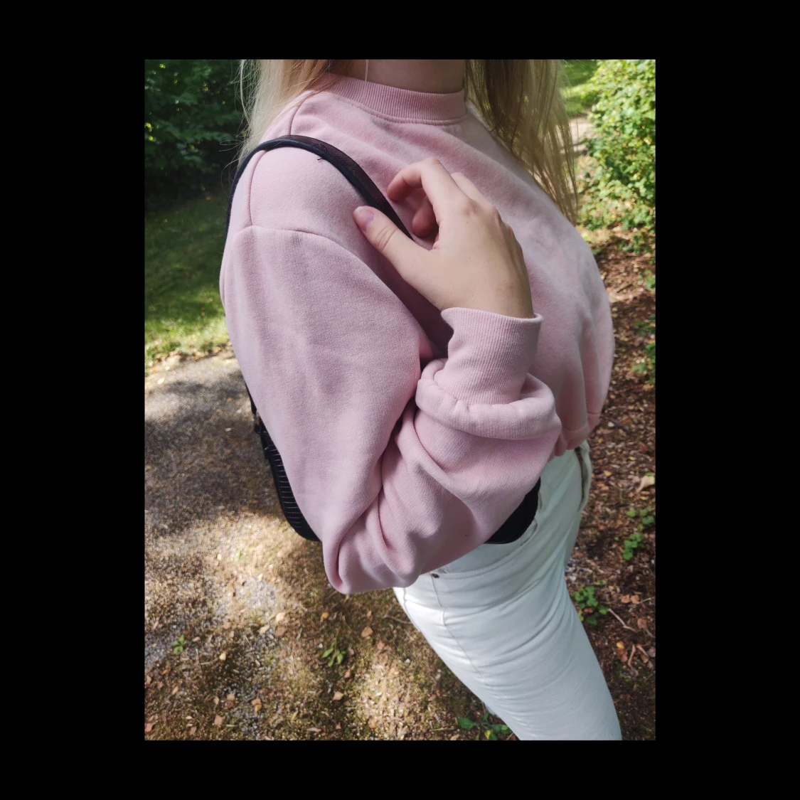 Pink Cropped Sweatshirt  - 91