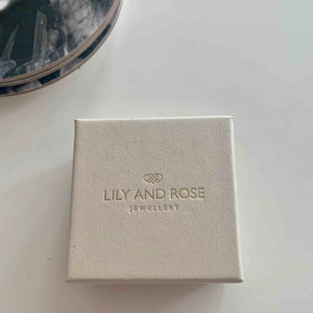 Silvriga Lily and Rose örhängen som knappt är använda. De är 3,5 cm långa och orginalpris är 495kr. Frakten ligger på 9 kr. Accessoarer.