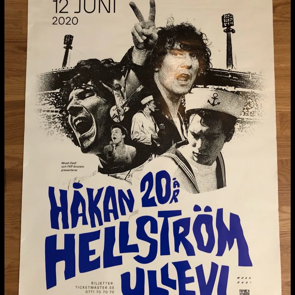 Säljer en Håkan Hellström affisch med ett coolt motiv! Affischen är 70×100 cm Köparen står gör frakten!🌻. Övrigt.