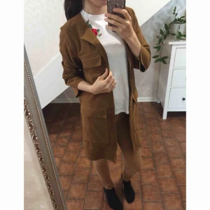  - New!!!  Colour: Brown  Long autumn jacket  