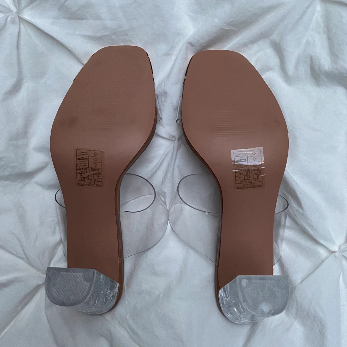 Clear klackskor - 91