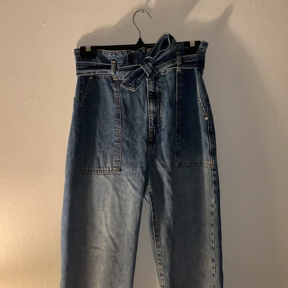 Blåa jeans