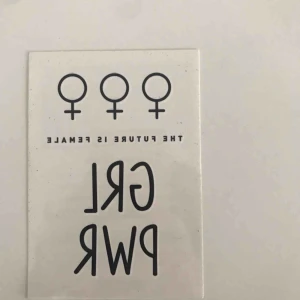  - GRL PWR temporära tatueringar, 25kr + frakt