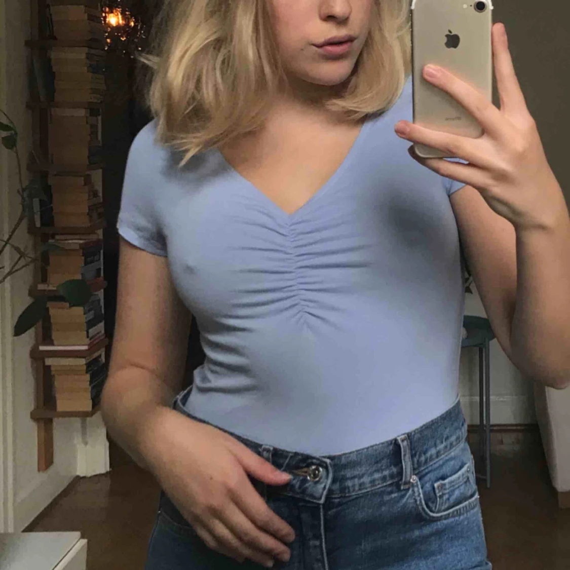 Babyblå topp från Monki 🦋🦋