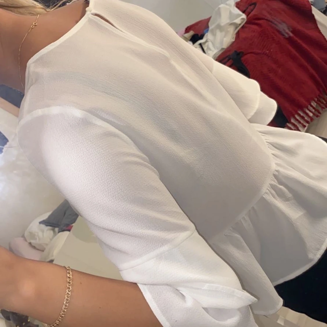 Vit fin blus  - 91
