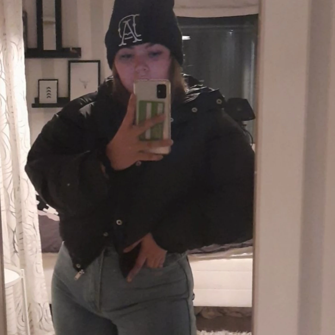 Jätte fin puffer jacka  - 90