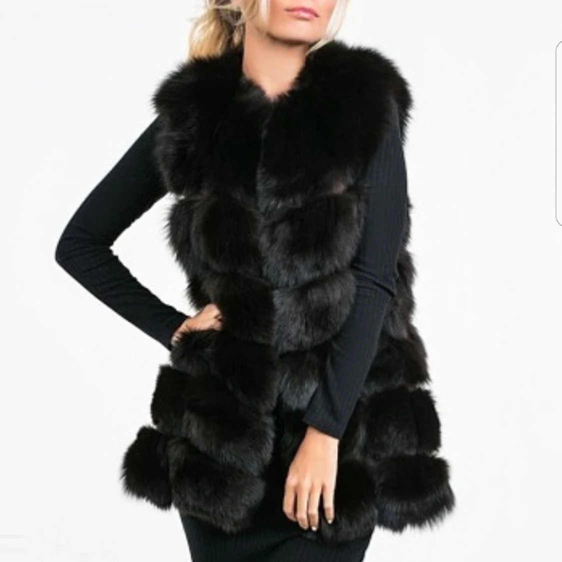 Pälsväst från Garoff, storlek M