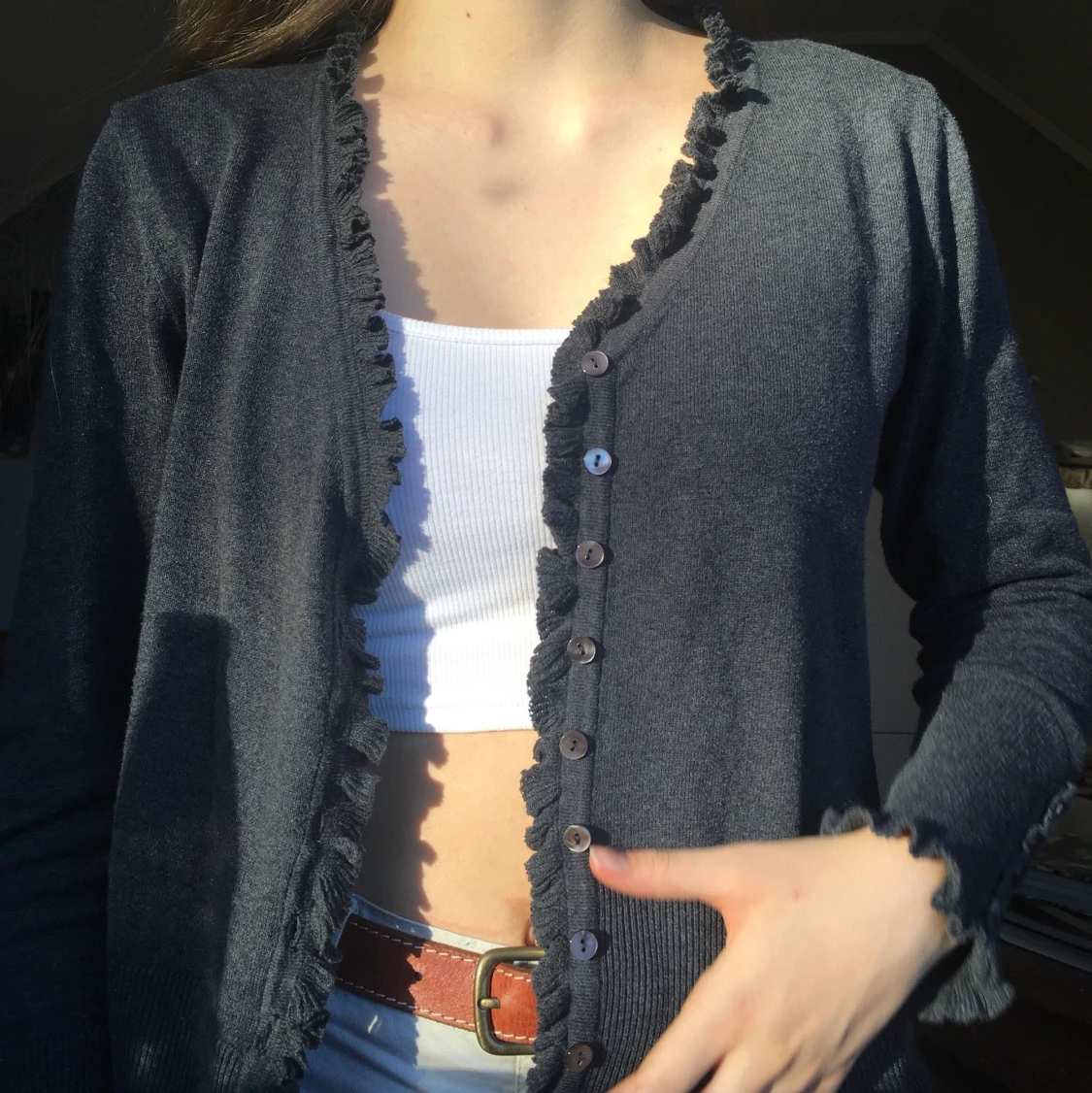 Tröja med knappar - 91