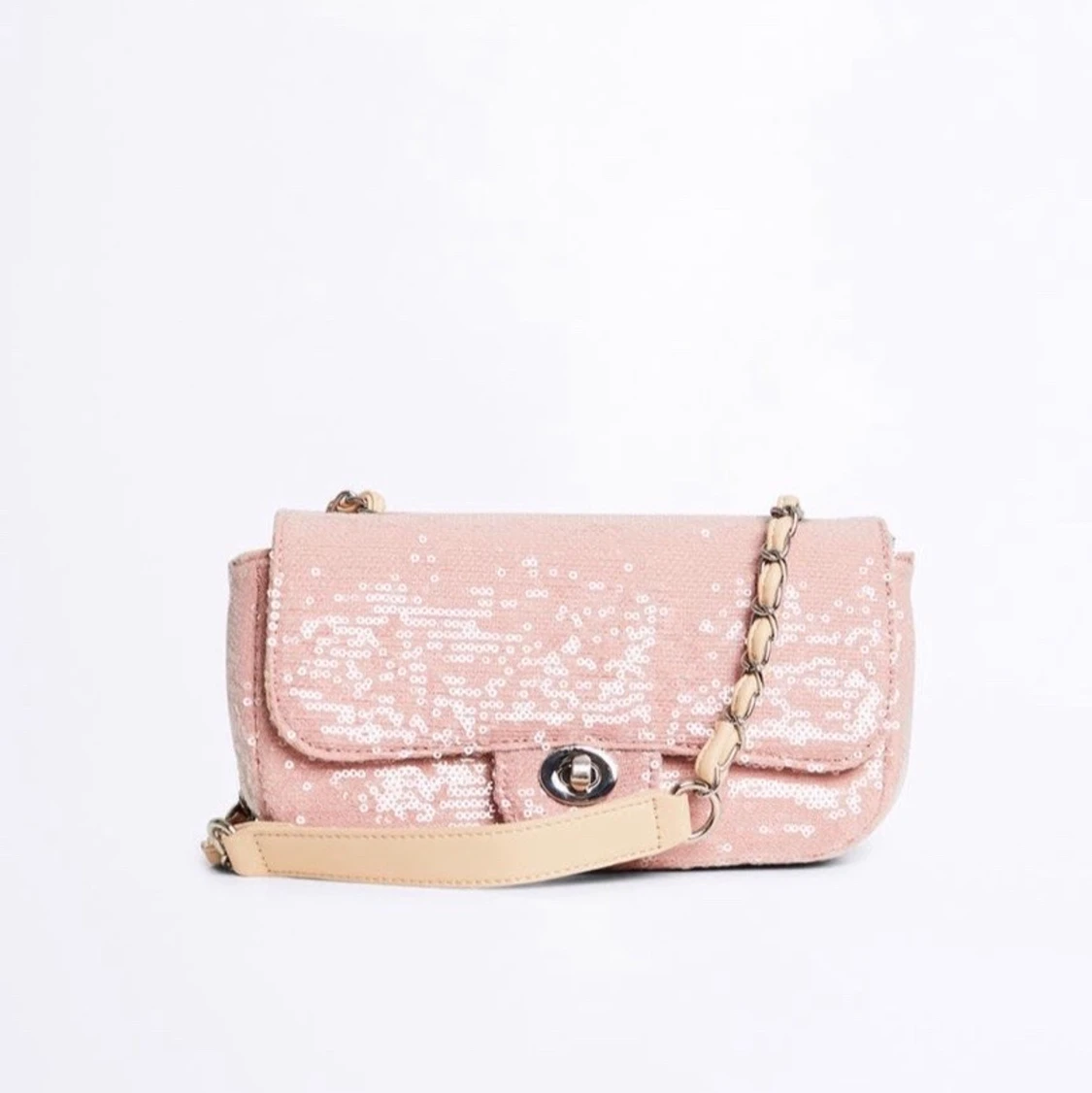 Glittrig liten väska 