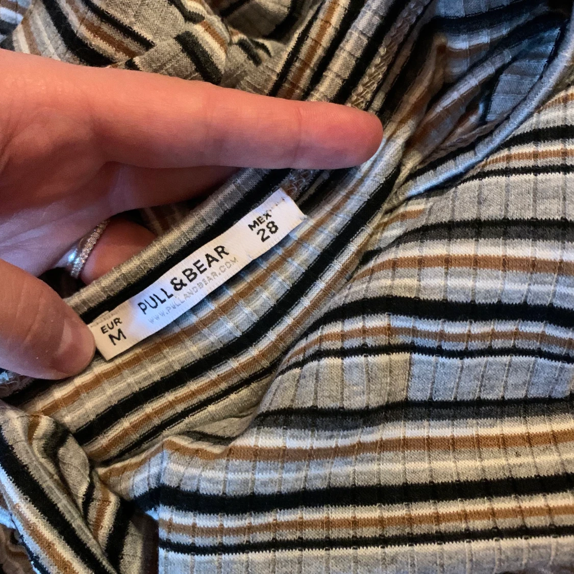 Randig långklänning  - 91