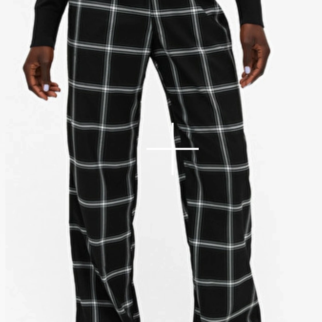 Rutiga byxor monki, helt nya, lappar kvar