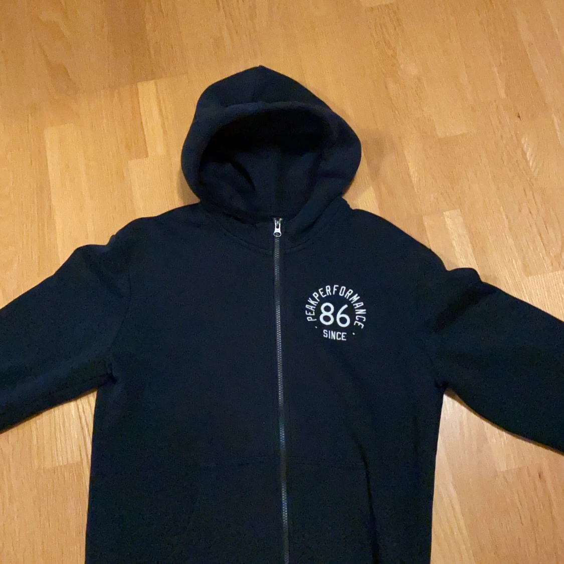 Peak Performance Blå Zip Hoodie M