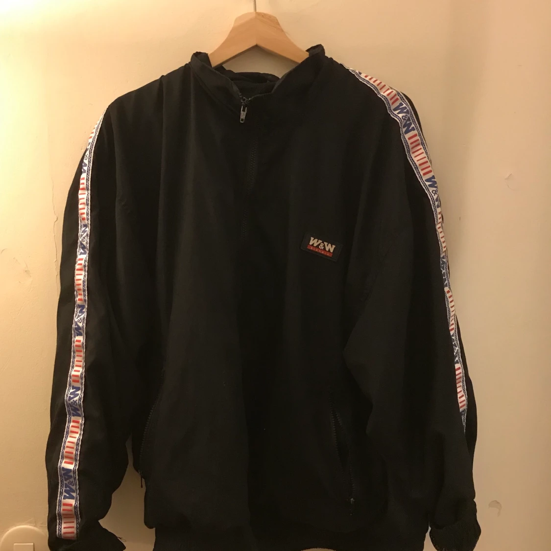 Svart windbreaker  - 90