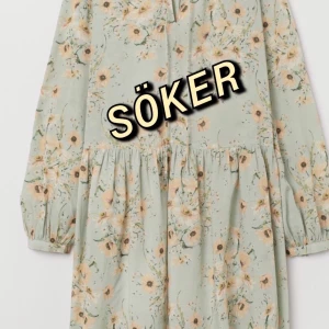 SÖKER! Klänning H&M - Söker denna klänning från H&M. Helst storlek 34 eller 36. 38 kan också funka ☺️.