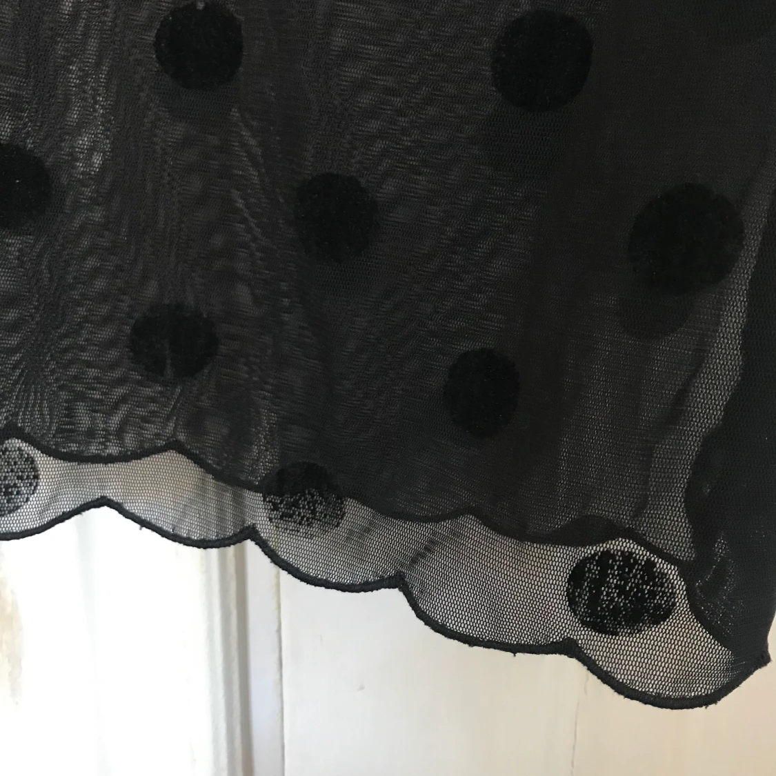 Svart transparent blus - 91
