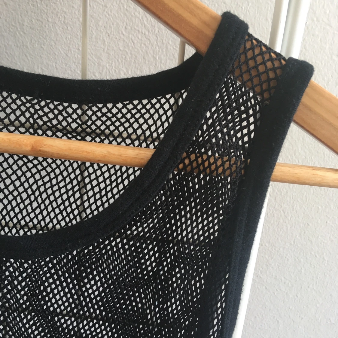 Svart Nät Linne S/M - 91