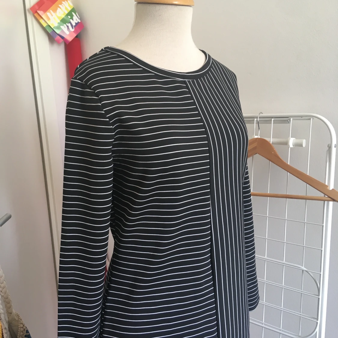 Boohoo klänning randig långärmad 44 - 91