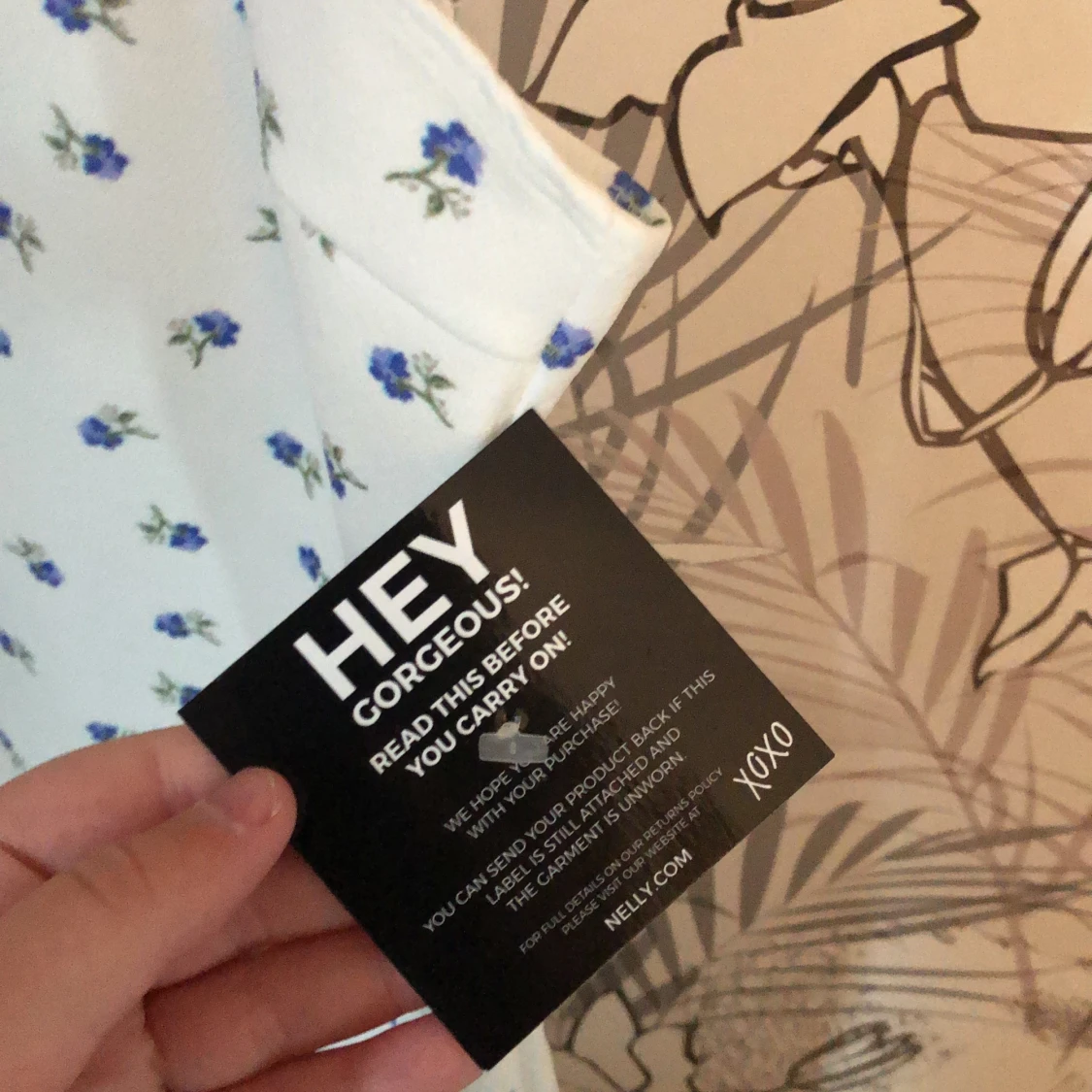 Blommig klänning från Nelly.com - 90