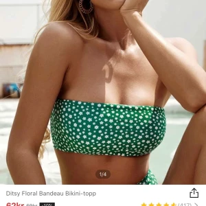 Bandeu bikini - Oanvänd bandeubikini från SHEIN. Storlek L men passar M. Köparen står för frakten. Fraktar endast.