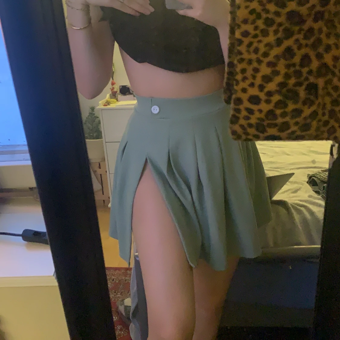 Tenniskjol med slits