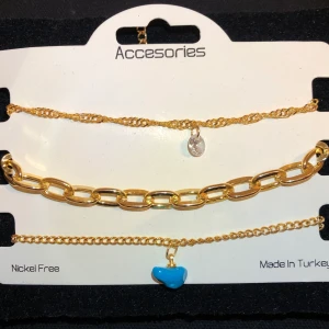 Armband 3 set - Armband i rostfritt stål! Tillgängligt i lager. Allergivänlig och nickelfri! Har flera stycken!🧡✨