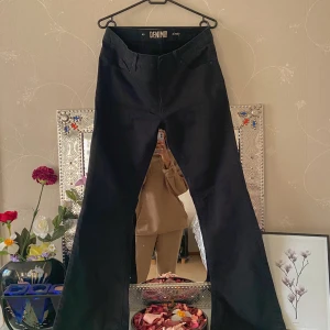 Denim  - a bit too big on the waist but a belt will do perfectly. selling all my wide legs PR:100kr (available for discussion)