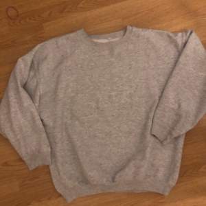 Grå sweatshirt/ collegetröja i storlek L 