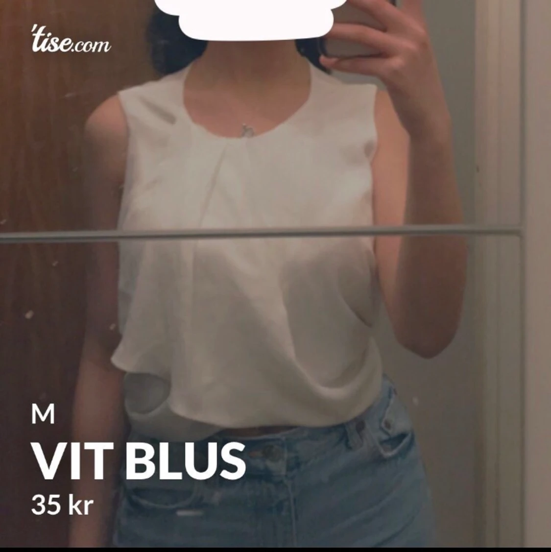 Vit blus