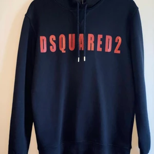 dsq hoodie - dsq2 mörk blå hoodie storlek m