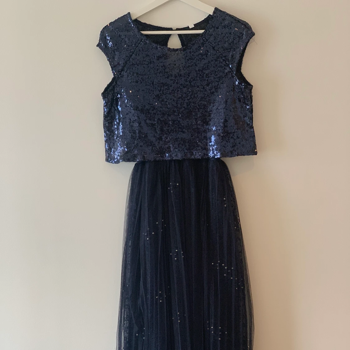 Mörk blå bal klänning  - 91