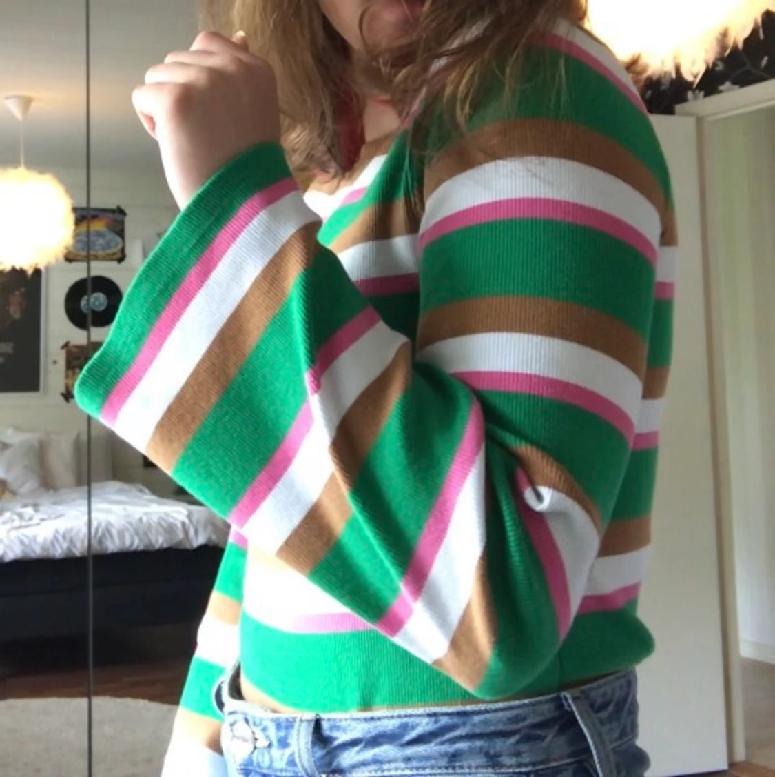 Randig Tröja med vida ärmar från Na-KD - 90