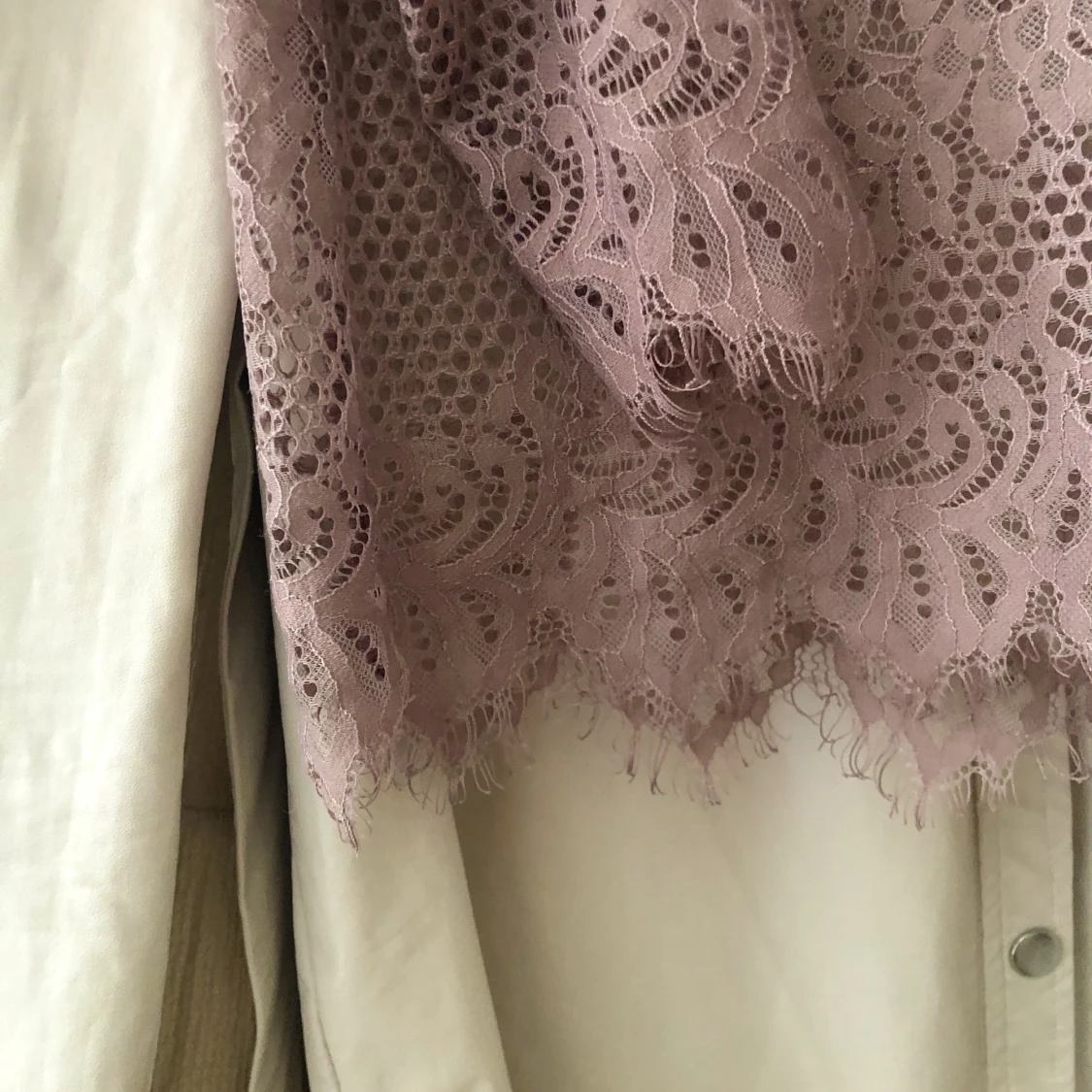 Långärmad spetstopp - 91