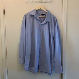 Dressman Skjorta, ljusblå, Polyester och bomull