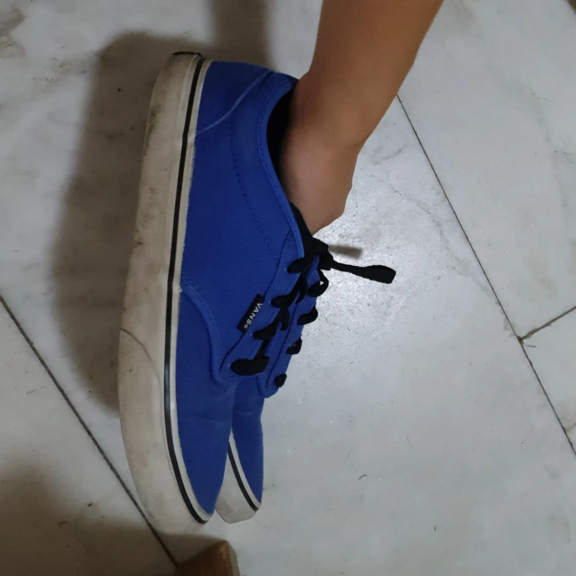 Blåa vans skor - 90