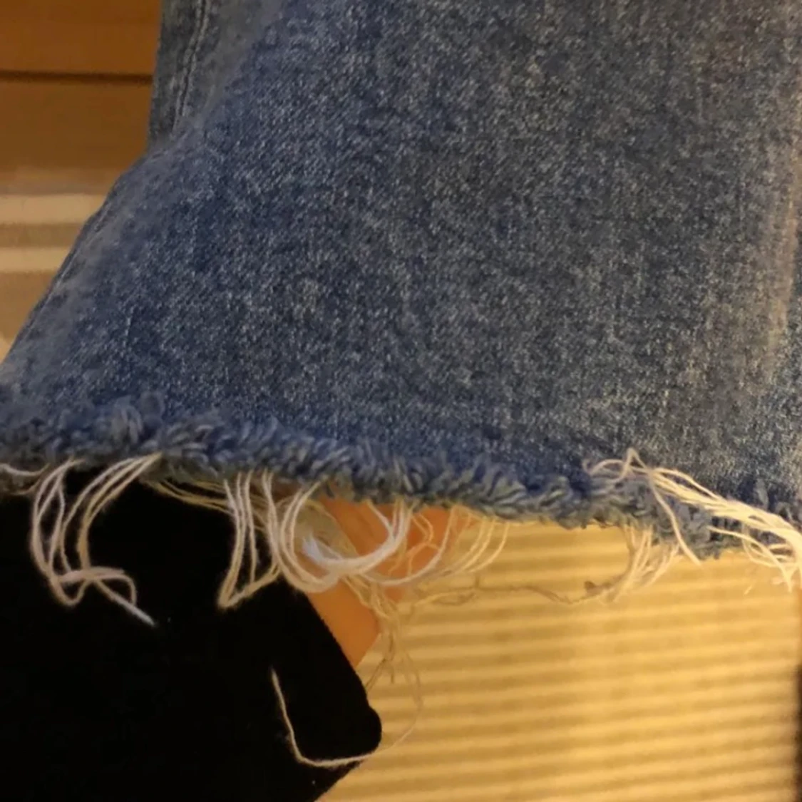 Blå mom jeans  - 90