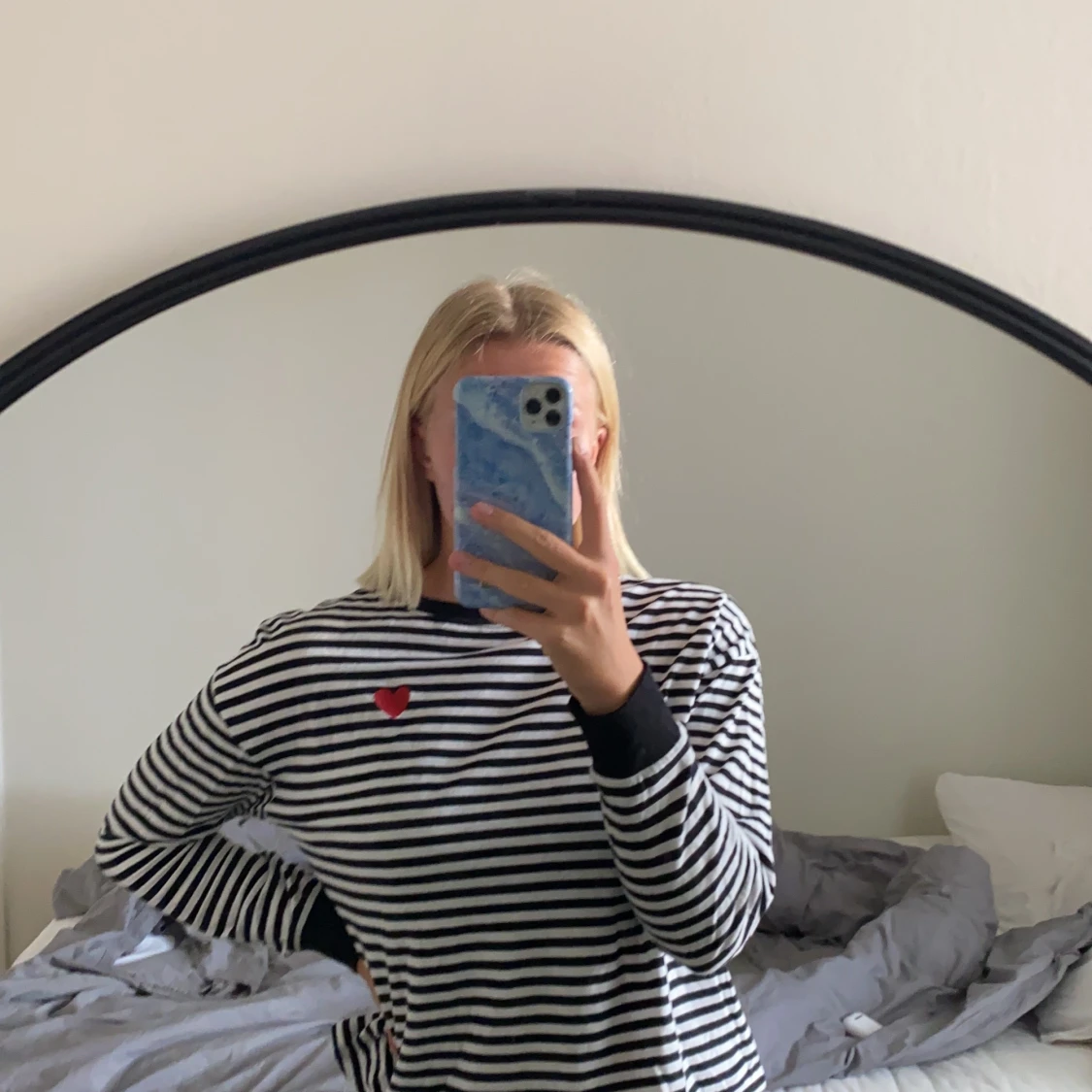 Långärmad tröja från hm i strl s 