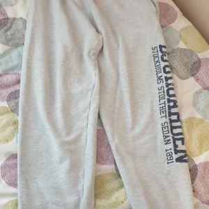 Gråa mjukisar - Gråa mjukisar där det står djurgården på ena benet. Inte använd.