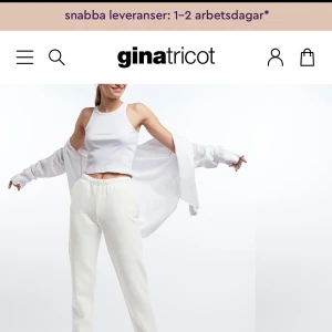 gina tricot mjukisbyxor - använder nt dem, nyskick helt rena. 150 inklusive frakt. jag är 163 cm o dem sitter bra på mig
